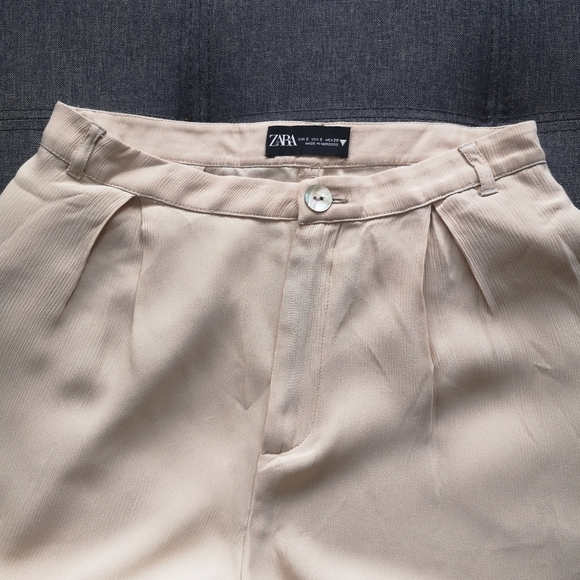 NWOT Zara wide legged high rise pants/ pallazo - Picture 5 of 10